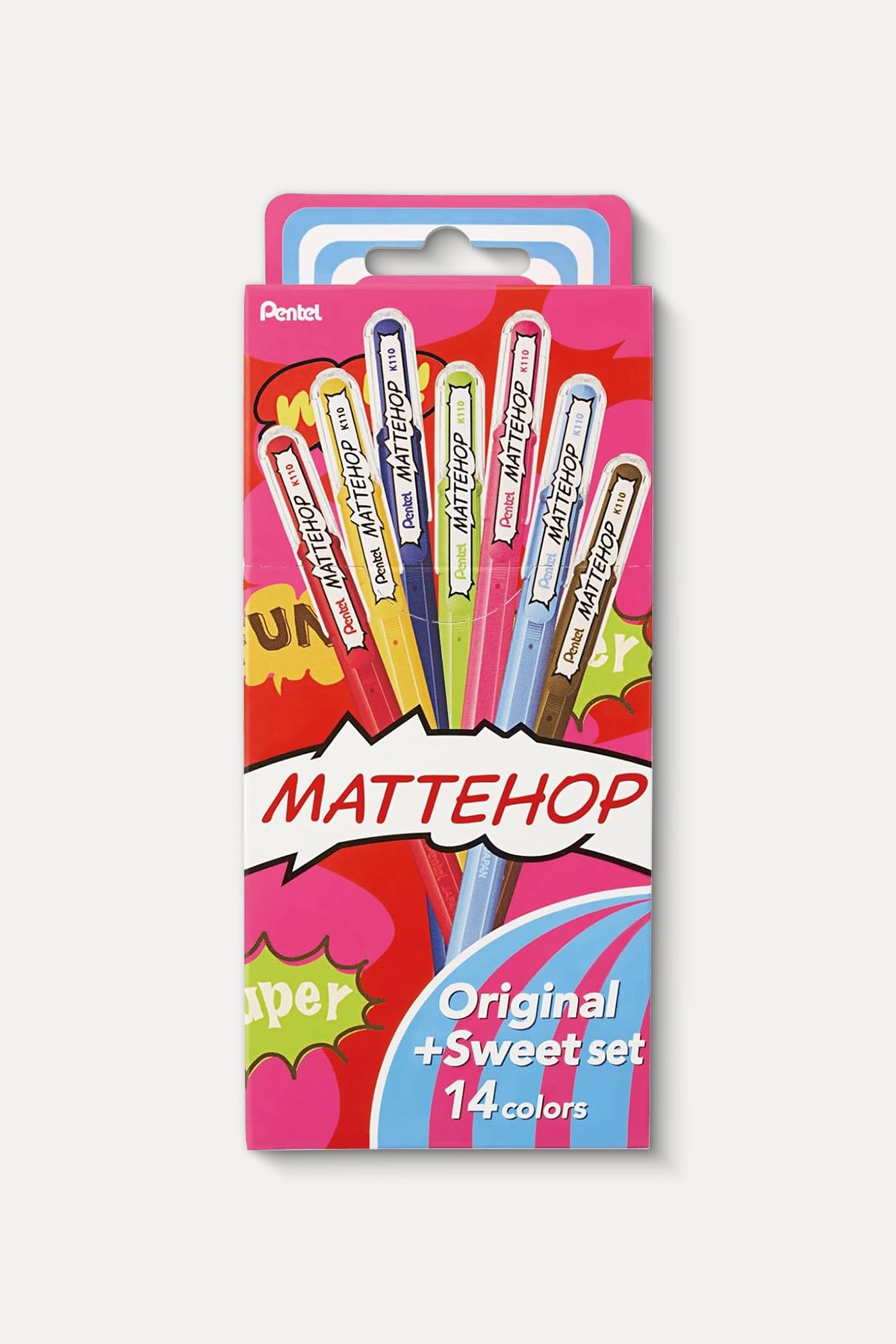 Hybrid Mattehop Gel Pen Set