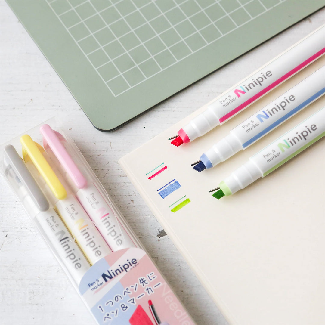 Japan's Stationery Awards 2024 : Color Pen Award- Ninipie Dual Tip Highlighters