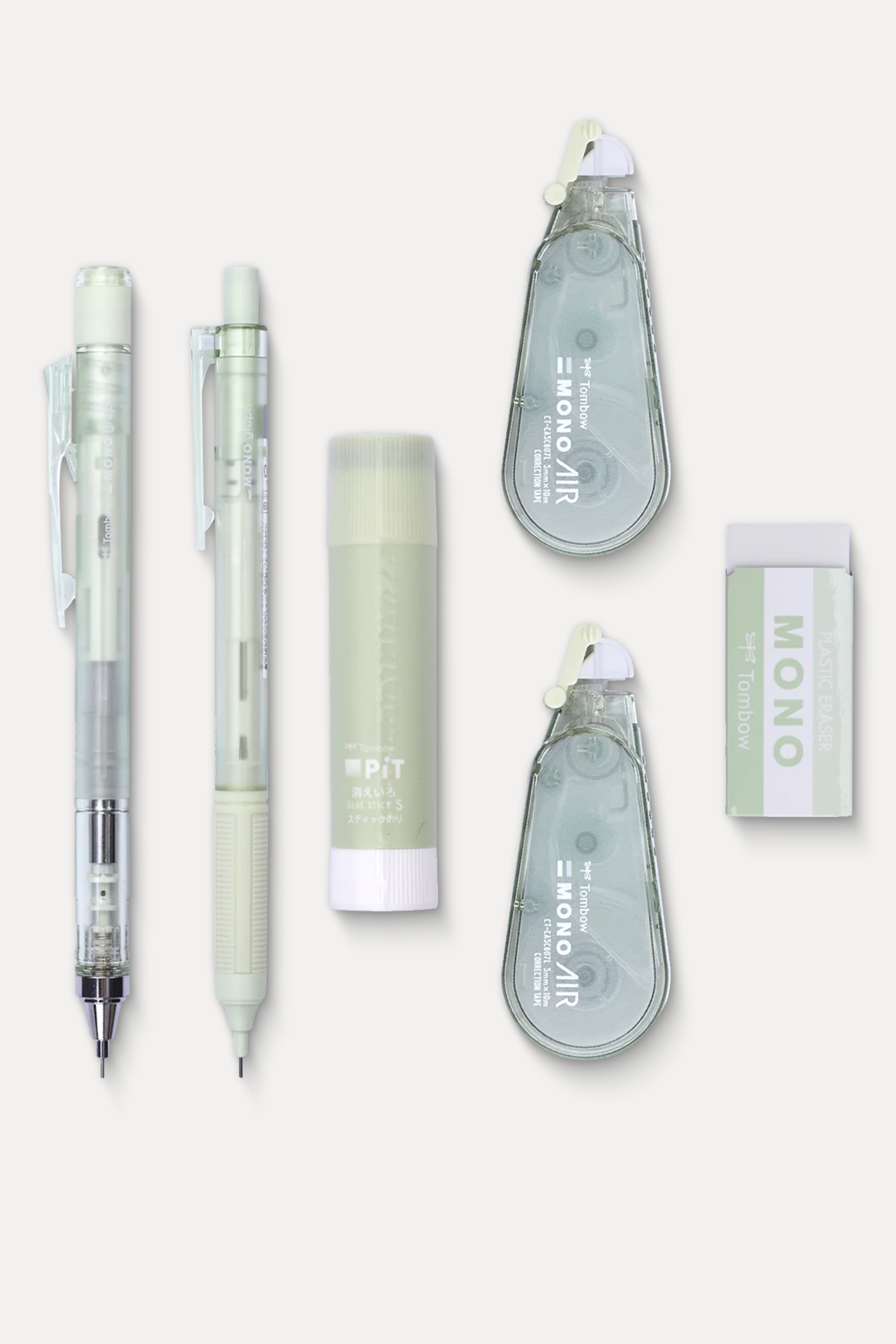 MONO PiT Pastel Glass Color Stationery Set
