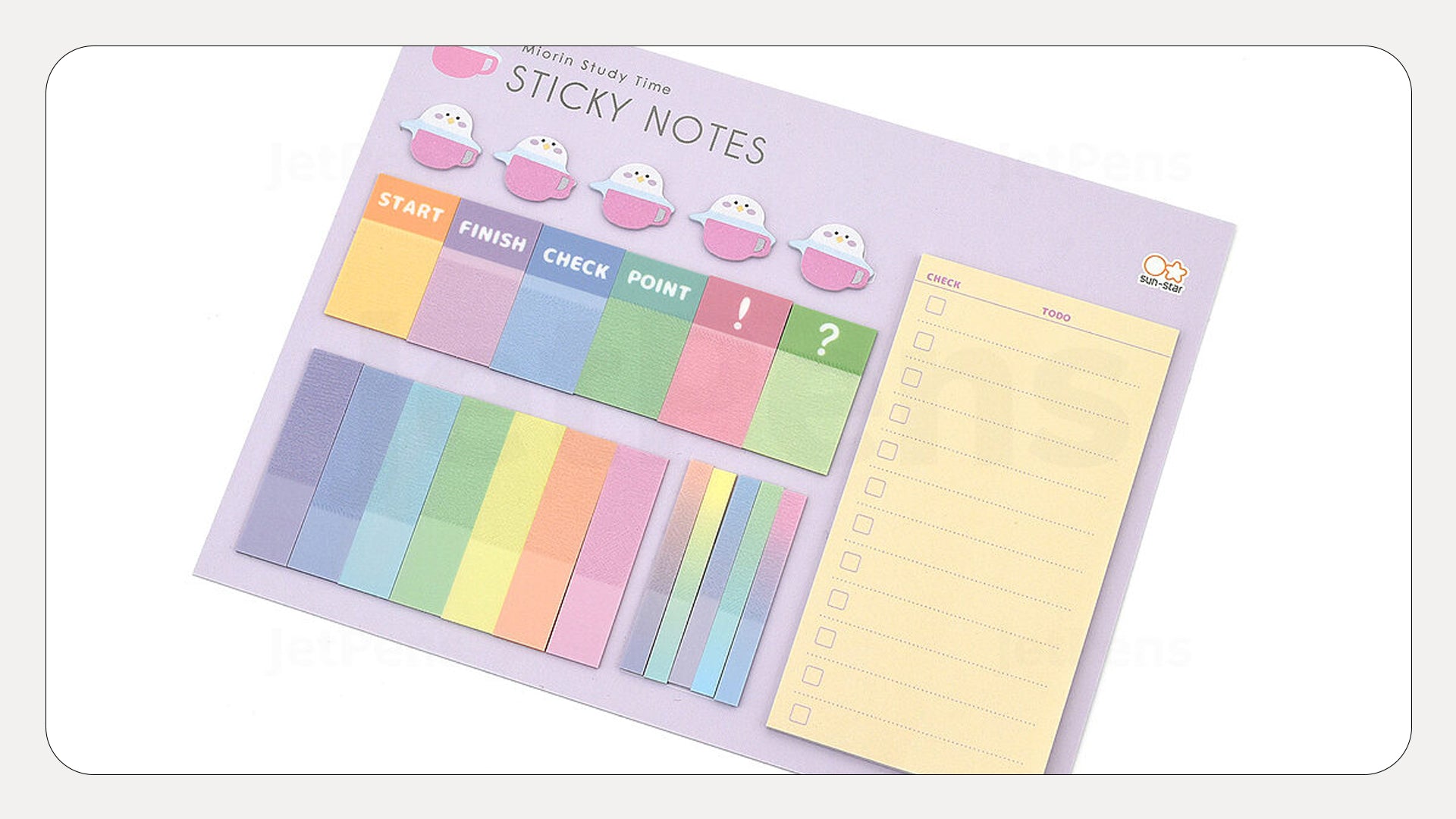 Miorin Study Sticky Notes Set