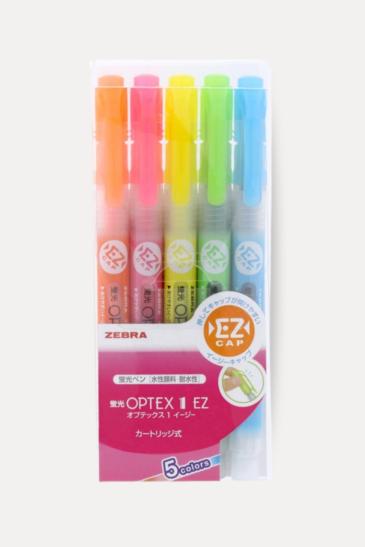 Optex 1 EZ 5 Color Fluorescent Marker Set